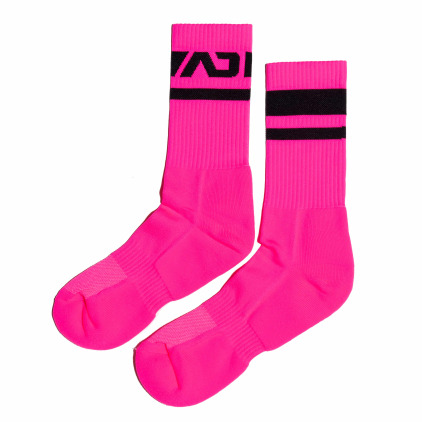 Chaussettes AD Neon Rose Fluo Addicted