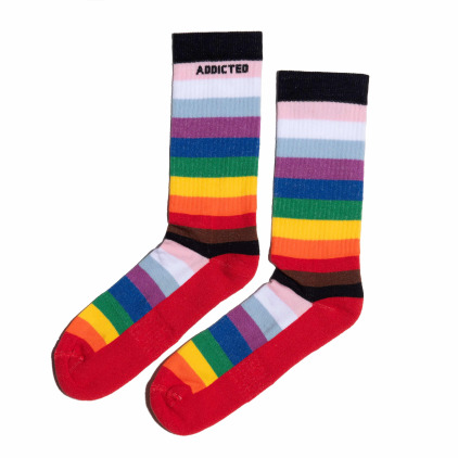 Chaussettes Inclusive Rainbow  Addicted