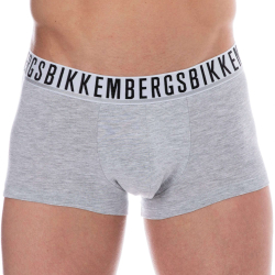 Lot de 2 Boxers Essential Coton Gris Chiné Bikkembergs