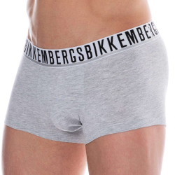 Lot de 2 Boxers Essential Coton Gris Chiné Bikkembergs