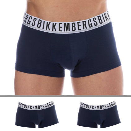 Lot de 2 Boxers Essential Coton Bleu Marine Bikkembergs