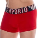 Emporio Armani Boxer Megalogo Coton Rouge