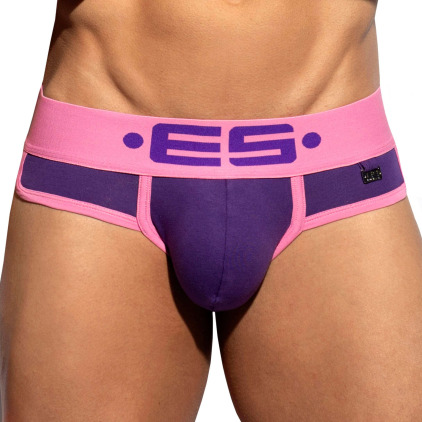 Slip Double Side Coton Violet - Rose ES Collection