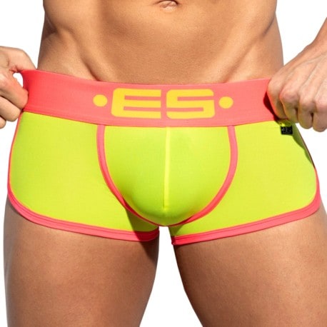 ES Collection Double Side Microfiber Trunks - Neon Yellow