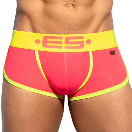 ES Collection Double Side Microfiber Trunks - Neon Pink