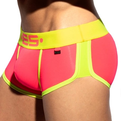 ES Collection Double Side Microfiber Trunks - Neon Pink
