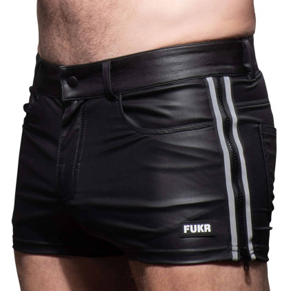Short Zip FUKR Noir Andrew Christian