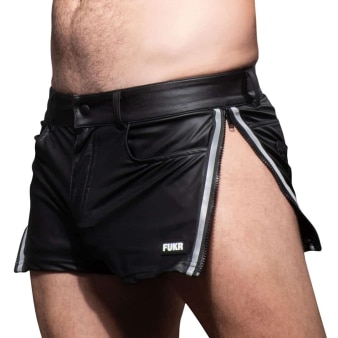 Short Zip FUKR Noir Andrew Christian