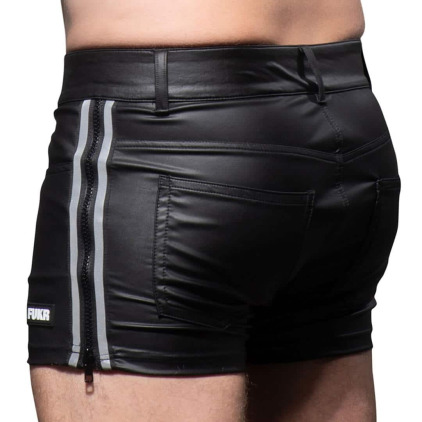 Short Zip FUKR Noir Andrew Christian