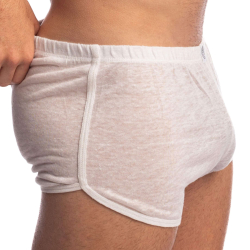 Short Freedom Nieuport Lin Blanc L'Homme Invisible