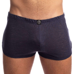 Short Freedom Nieuport Lin Bleu Marine L'Homme Invisible