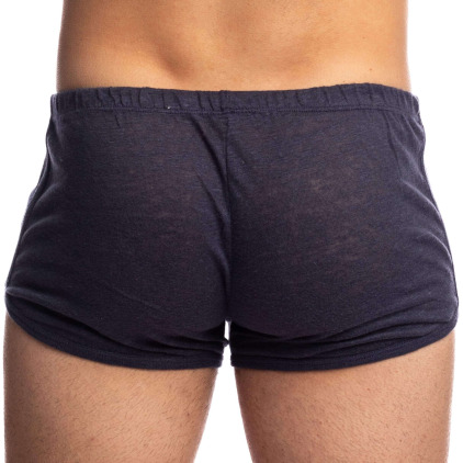 Short Freedom Nieuport Lin Bleu Marine L'Homme Invisible
