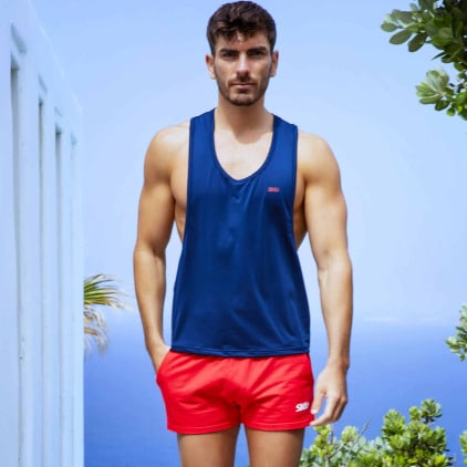 Débardeur Microfibre Bleu Marine SKU