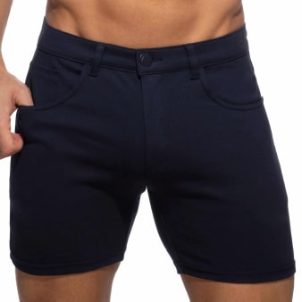 Short Svelte Coton Bleu Marine Addicted