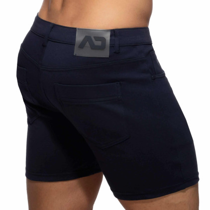 Short Svelte Coton Bleu Marine Addicted