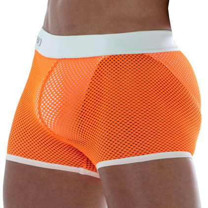 Short Neon Mesh Orange Fluo TOF Paris