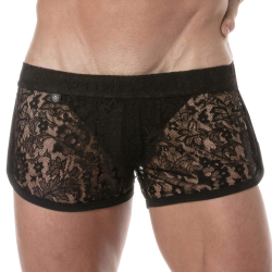 Short Rétro en Dentelle Noir TOF Paris