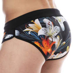 Slip de Bain Tropical Summer Noir SKU
