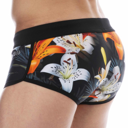 Shorty de Bain Tropical Summer Noir SKU