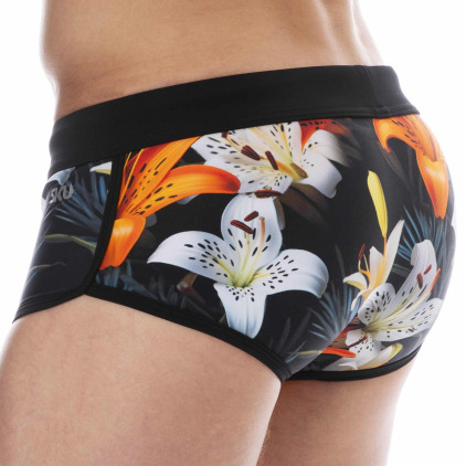 Shorty de Bain Tropical Summer Noir SKU