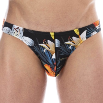 Slip de Bain Bikini Tropical Summer Noir SKU