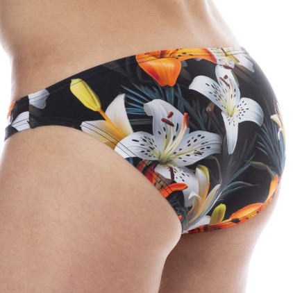 Slip de Bain Bikini Tropical Summer Noir SKU