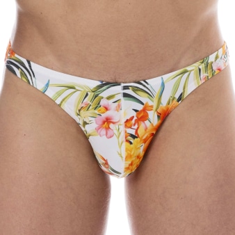 String de Bain Tropical Summer Blanc SKU