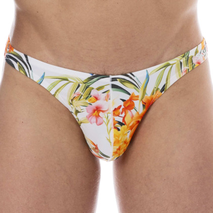 String de Bain Tropical Summer Blanc SKU