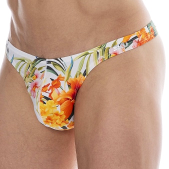 String de Bain Tropical Summer Blanc SKU