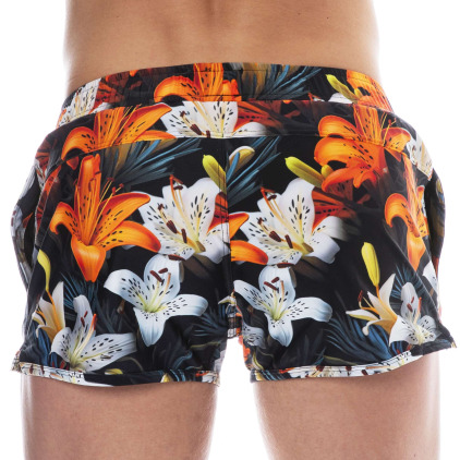 Short de Bain Tropical Summer Noir SKU