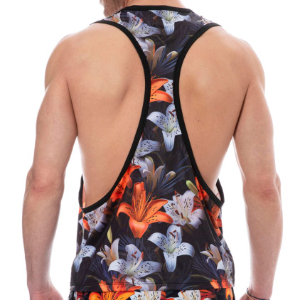 Débardeur Tropical Summer Noir SKU