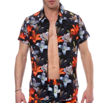 Chemise Tropical Summer Noire SKU