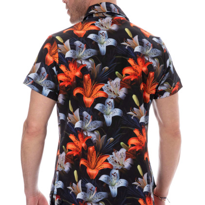 Chemise Tropical Summer Noire SKU