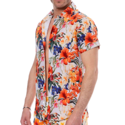 Chemise Tropical Summer Blanche SKU