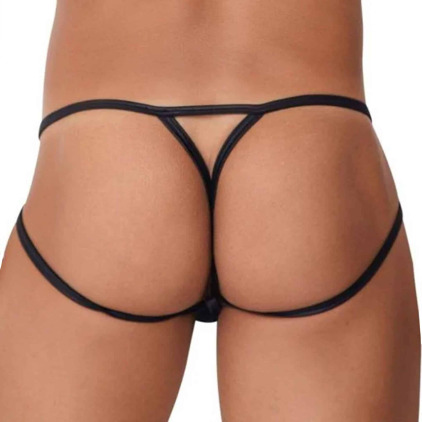 String Jock Mesh Noir CandyMan