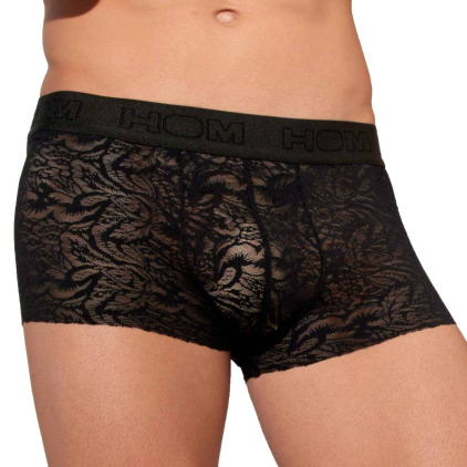 Boxer Temptation Free Cut Lace Noir HOM