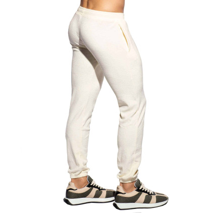 Pantalon Coton Eponge Ivoire ES Collection