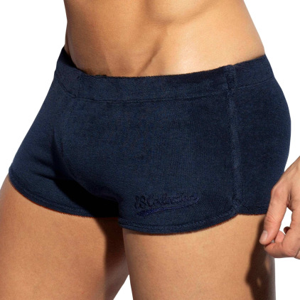 Short Coton Eponge Bleu Marine ES Collection