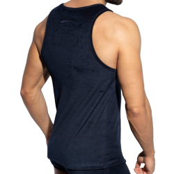 Débardeur Coton Eponge Bleu Marine ES Collection