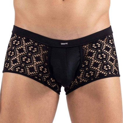 Boxer Court Shiny Noir Lookme