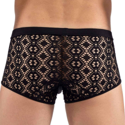 Boxer Court Shiny Noir Lookme