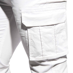 Pantalon Cargo Blanc ES Collection
