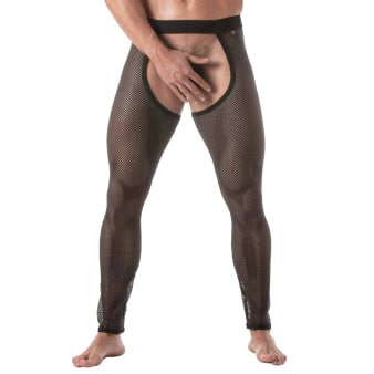 Legging Chaps Circuit Résille Noir TOF Paris