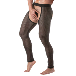 Legging Chaps Circuit Résille Noir TOF Paris