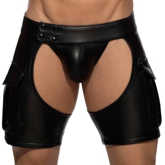 Short Chaps Noir AD Fetish
