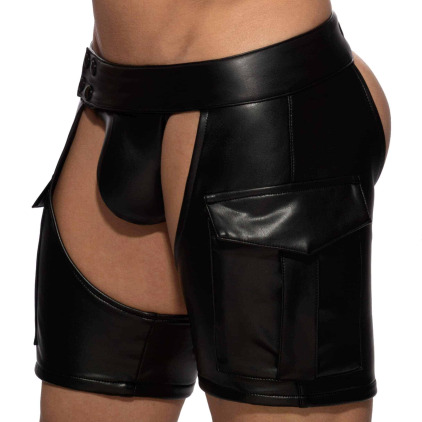 Short Chaps Noir AD Fetish