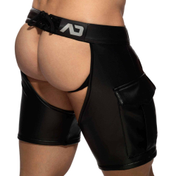 Short Chaps Noir AD Fetish