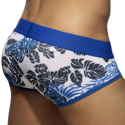 Lot de 2 Slips Mesh Tropicana Bleu - Kaki Addicted