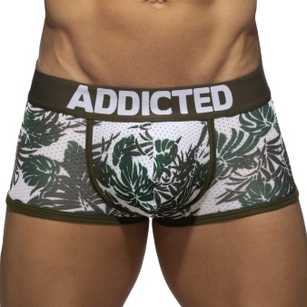 Lot de 2 Boxers Mesh Tropicana Bleu - Kaki Addicted