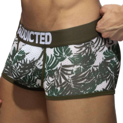 Lot de 2 Boxers Mesh Tropicana Bleu - Kaki Addicted